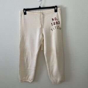 Abercrombie & Fitch Sweatpants  Beige   Size: S